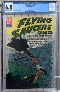 Flying Saucers #3 CGC 6.0 Off White to White Pages DELL 1967