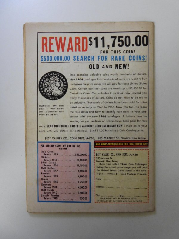 Superman #167 (1964) VG condition rusty staples