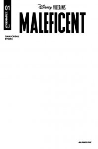 Disney Villains: Maleficent #1 Blank Variant Cover E Near Mint