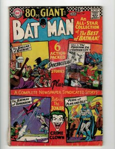 Batman # 187 VG DC Comic Book Joker Robin Catwoman Gotham Penguin Ivy KD1