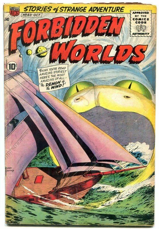 Forbidden Worlds #83 1959- Demon of the Wind VG