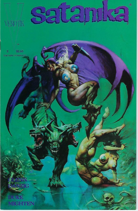 Lot of 8 Satanika Comics Series 1 & 2 !!!  VF+