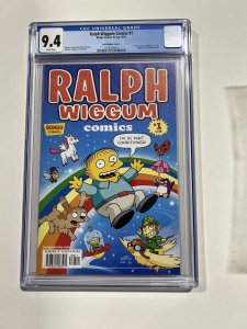Ralph Wiggum Comics 1 Cgc 9.4 CVR B I’m In mint Conditioner Bongo 2012 Simpsons