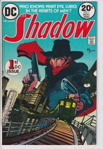 SHADOW #1 (Nov 1973) VF+ 8.5, off white to white! Kaluta!