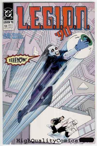 LEGION #13, NM+, Alan Grant, Mark McKenna, 1990, Dox, Lobo, Eyeball