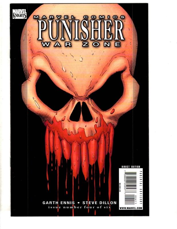 Lot Of 4 Punisher Marvel Comic Books Painkiller 1 + 2099 1 + 6 Warzone 4 MK7