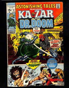 Astonishing Tales #5 Ka-Zar Doctor Doom!