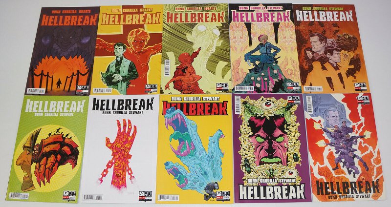 Hellbreak #1-10 VF/NM complete series  cullen bunn  team rescues souls from Hell 