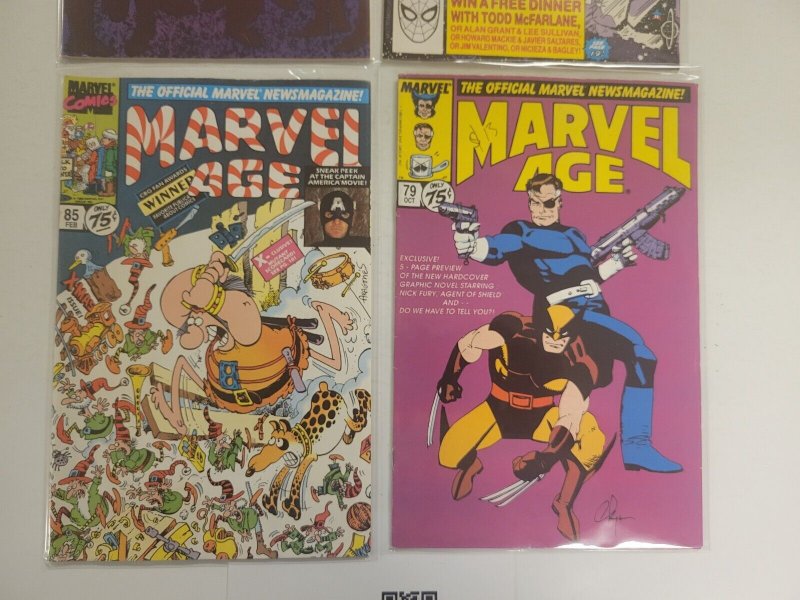 4 Marvel Age Marvel Comic Books #79 81 85 88 52 TJ14
