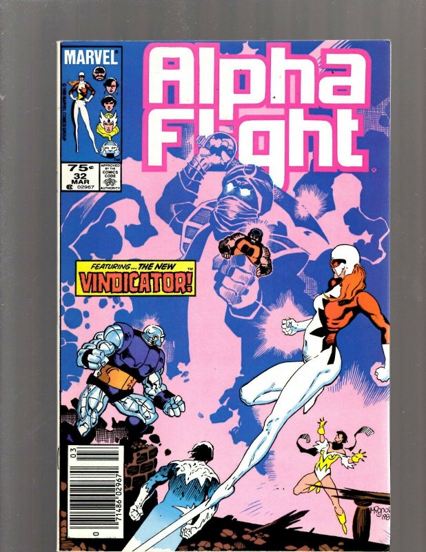 Lot of 12 Alpha Flight Marvel Comics #17 18 21 22 23 25 28 29 30 32 36 38 GB1