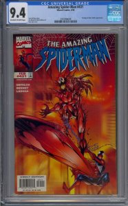 AMAZING SPIDER-MAN #431 CGC 9.4 SILVER SURFER COSMIC CARNAGE 