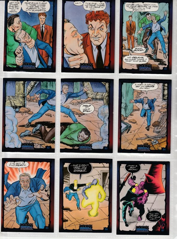 Dark Dominion # 0 Trading Cards  Rare Steve Ditko painted art ! 128 Cards !