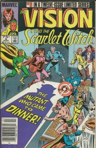 Vision and the Scarlet Witch #6 Vintage 1986 Marvel Comics Wandavision Newsstand