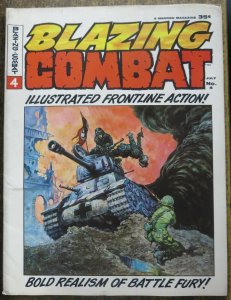 BLAZING COMBAT #4 (Warren, 7/1966) FINE Frazetta cover, Reed Crandall, Heath
