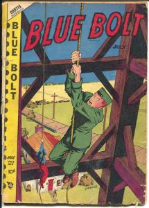 Blue Bolt Vol.9 #2 1948-Novelty-Al Mc Williams cover art-Sgt Spook-G