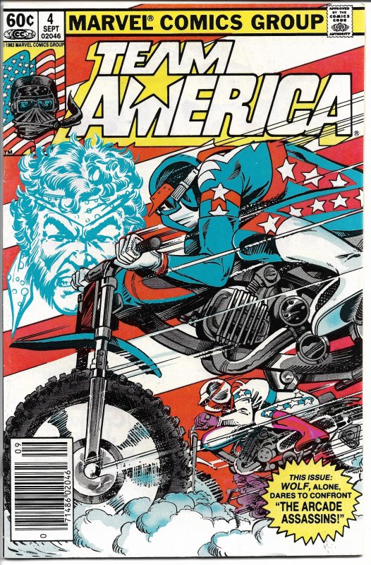 Team America 4 - Bronze Age -  Sept., 1982 (VF)