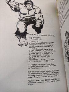 Incredible Hulk: The Secret Story of Marvel's Gamma-Powered Goliath (8/8.5) 1981