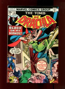 TOMB OF DRACULA #33 - GENE COLAN ART  (8.5 OB) 1975