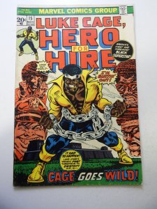 Hero for Hire #15 (1973) VG+ Condition moisture stains