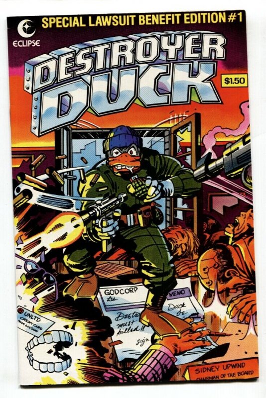 Destroyer Duck #1 1st appearance of GROO-1982-comic book