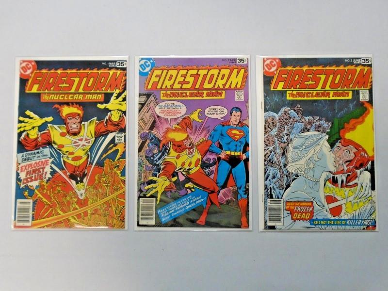 Firestorm (1978 1st Series) Set:#1-3, 7.0 - 1978