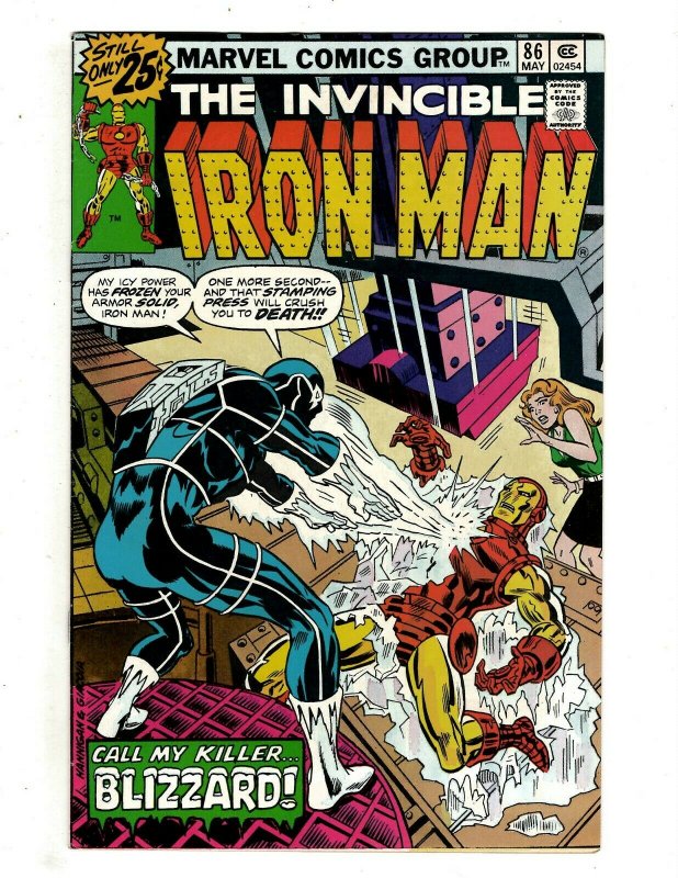 6 Iron Man Marvel Comics # 83 84 85 86 87 88 Tony Stark Blizzard Blood J451 