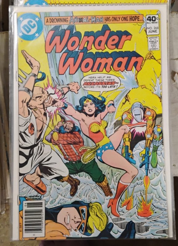 WONDER WOMAN # 268  1980  DC comics  newstand key  animal man