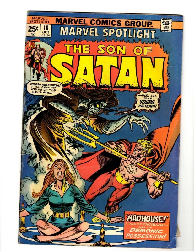 Marvel Spotlight #18 Son of Satan ORIGINAL Vintage 1974 Marvel Comics GGA