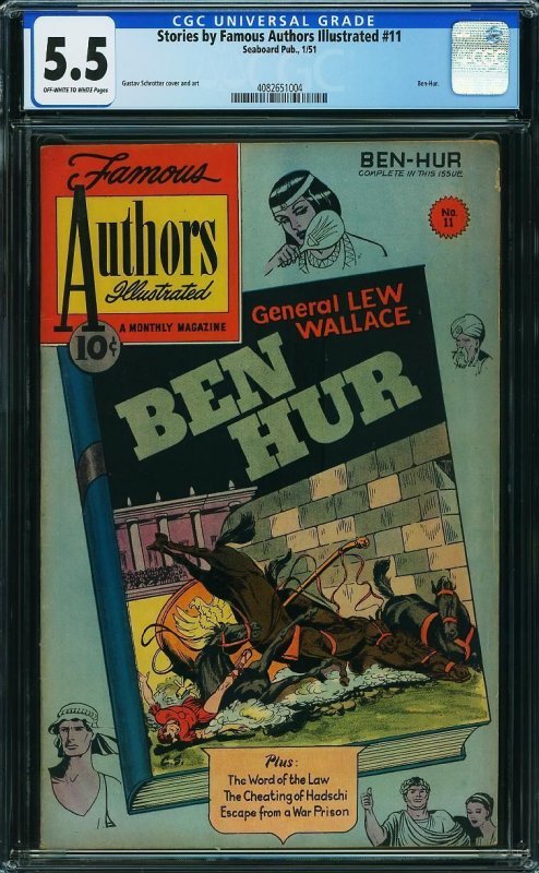 Stories By Famous Authors Illustrated #11 (1951) CGC 5.5 FN-