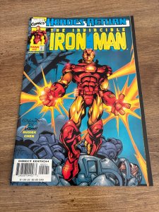 The Invincible Iron Man # 2 NM 1st Print Variant Cover Marvel Comic Book  8 J310