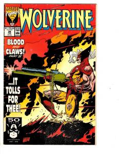 4 Wolverine Marvel Comic Books # 33 34 35 36 X-Men Lady Deathstrike Puck WM1
