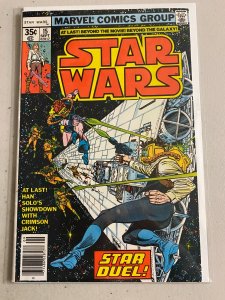 Star Wars #15 newsstand Han Solo vs. Crimson Jack 6.0 (1978)