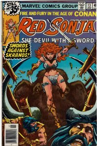Red Sonja #13  (1977) Newsstand VF-