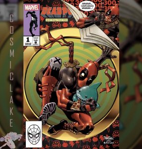 DEADPOOL #1 PANOSIAN AMAZING 300 MCFARLANE HOMAGE VAR 1ST DEATH GRIP PRE 4/3☪