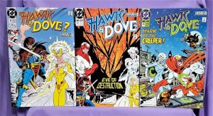 HAWK & DOVE #15 #17 #18 The Creeper (DC 1990) 