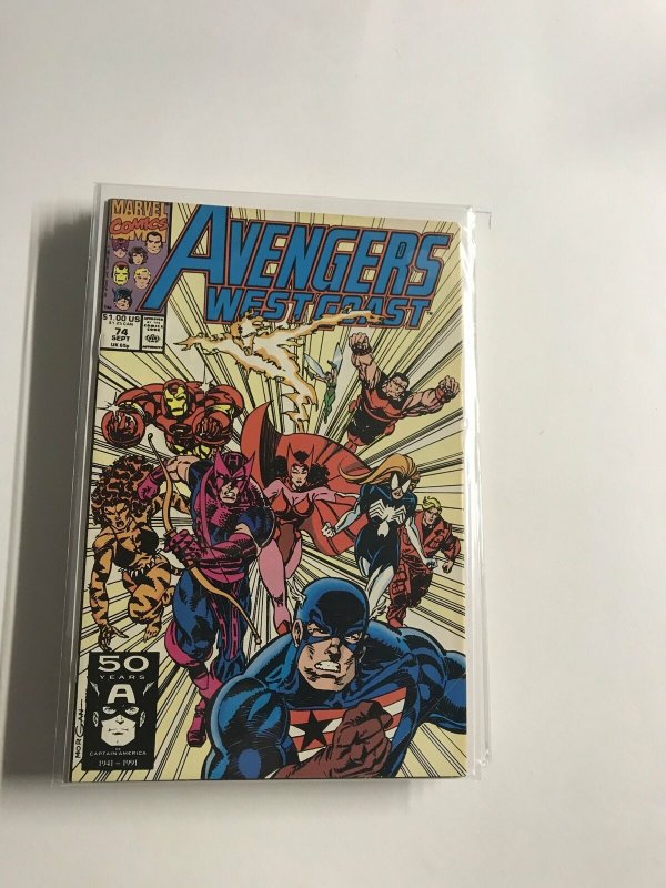 Avengers West Coast #74 (1991)FN3B29 Fine FN