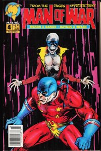 Man of War #4 Newsstand Edition (1993) Man of War