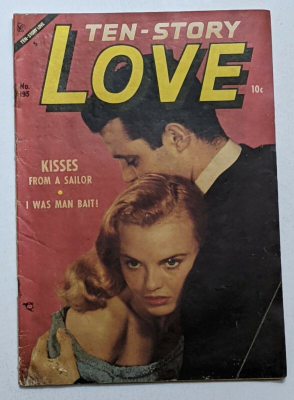 Ten Story Love #195 (May 1954, Ace) Good 2.0 Photo cover 