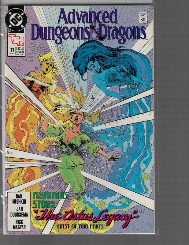 Advanced Dungeons and Dragons #1-19 (DC, 1988-1989) NM Average