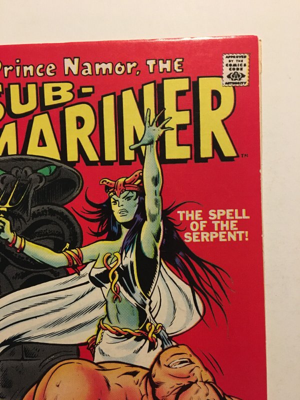 Sub-Mariner #9 1st Serpent Crown 1st King Naga Key 1969 Buscema Severin Marvel