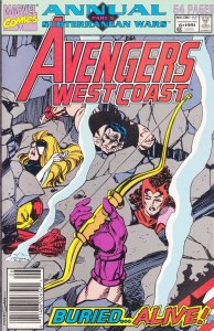 Avengers West Coast Annual #6 (Newsstand) FN ; Marvel | Subterranean Wars 5