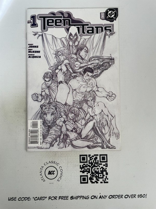 Teen Titans # 1 NM 4th Print DC Comic Book Robin Batman Cyborg Raven Ivy 12 J214