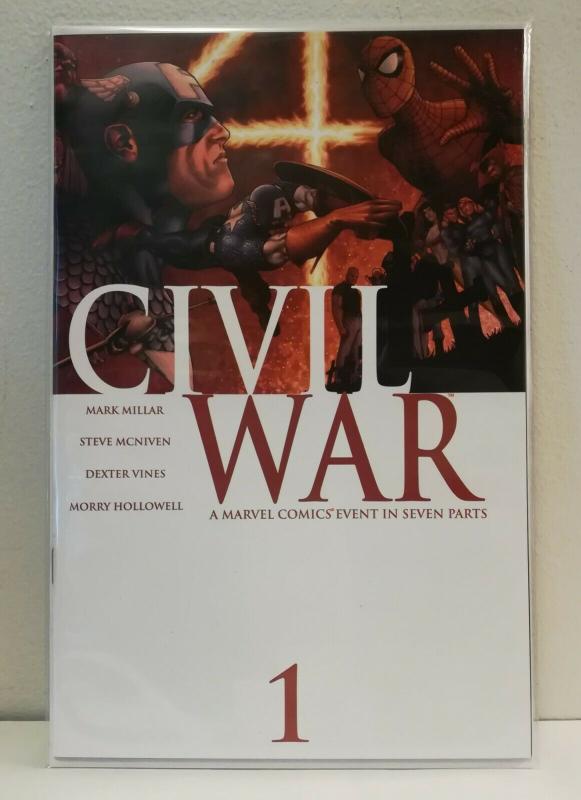 Civil War #1 (Jul 2006, Marvel) grade near mint 9.2 