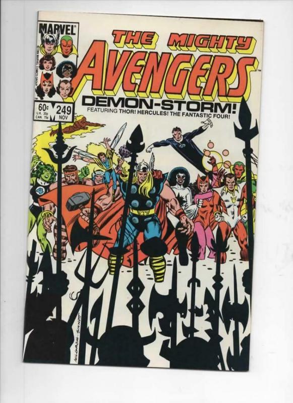 AVENGERS #249, VF/NM, Demon Storm, Thor, Hercules, 1963 1984, Marvel