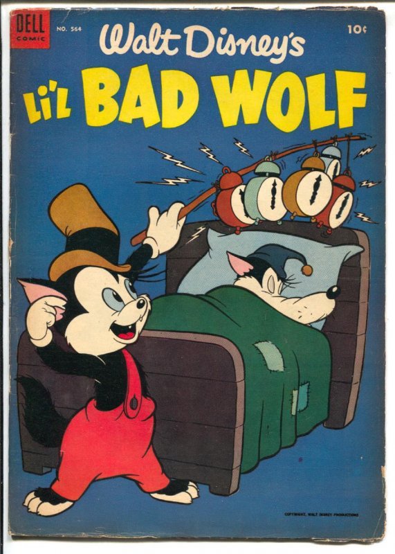 Li'L Bad Wolf-Four Color Comics #564 1954-Dell-Walt Disney-VG