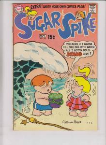 Sugar and Spike #92 FN paper dolls pages intact - november 1970 - beach cover