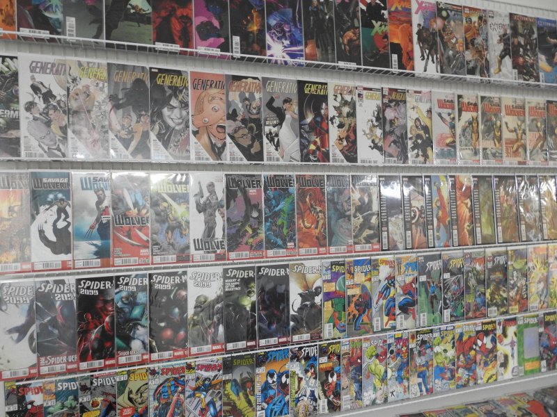 Huge Lot 140+ Comics W/ Spider-Man, Wolverine, X-Men! Avg VF/NM Condition!