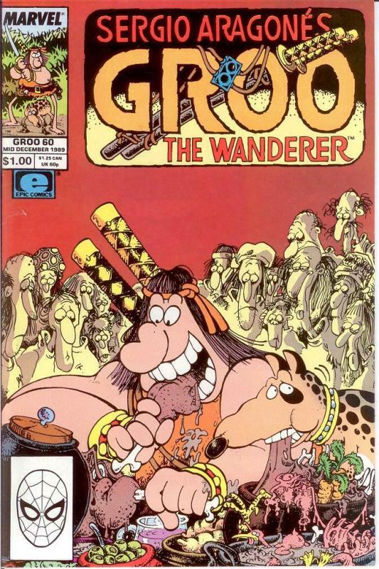 GROO 60 VF-NM Dec. 1989 SERGIO ARAGONES COMICS BOOK