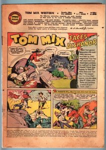Tom Mix Western--#27--1950--COMIC BOOK--Fawcett--FR