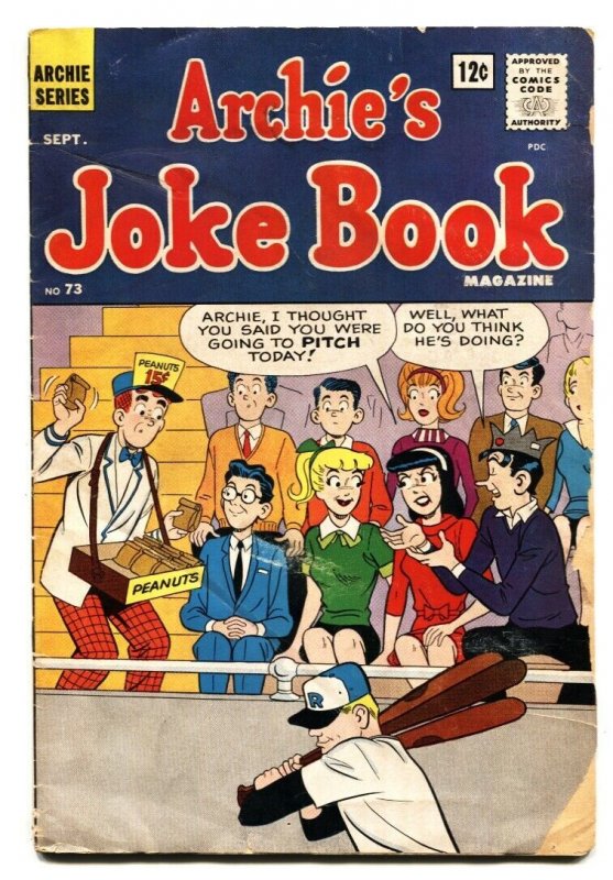 Archie's Joke Book #73 1963-Betty and Veronica- Jughead- G